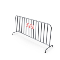 Temporary Fence With Sign Close PNG & PSD Images