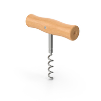 Wooden Corkscrew PNG & PSD Images