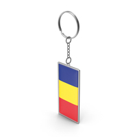 Romania  Keychain Flag PNG & PSD Images