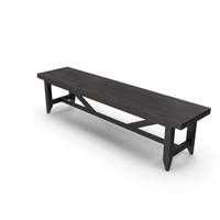 Wood Bench Dark PNG & PSD Images