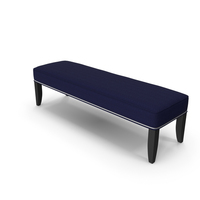 King Upholstered Bench Duet Navy PNG & PSD Images