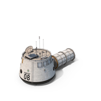 Space Colonization Habitation Pod PNG & PSD Images