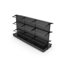 Double Sided Wire Shelf PNG & PSD Images