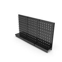 Single Sided Rack With Hooks PNG & PSD Images