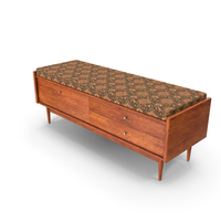 Mid Century Bench PNG & PSD Images