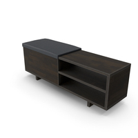Storage Bench Dark PNG & PSD Images