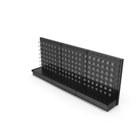 Single Sided 54 Hooks Rack PNG & PSD Images