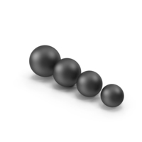 Black Spheres PNG & PSD Images