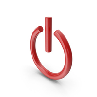 Power Symbol Red PNG & PSD Images