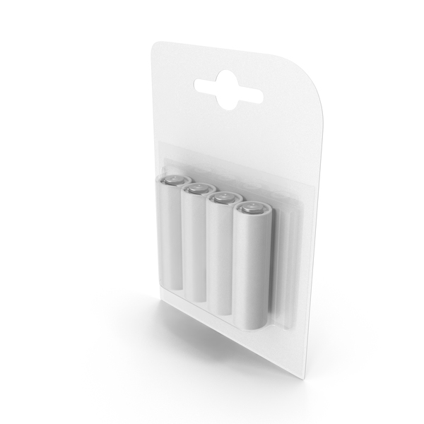 AA Battery Pack Blank Label PNG & PSD Images