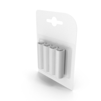 AA Battery Pack Blank Label PNG & PSD Images