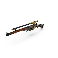 Steampunk Rifle PNG & PSD Images