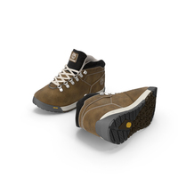 Timberland Realistic Hiking Boots PNG & PSD Images