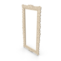 Carved Flowers Frame PNG & PSD Images