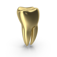 Gold Molar Teeth PNG & PSD Images