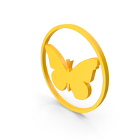 Butterfly Symbol PNG & PSD Images