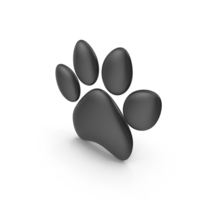 Black Paw Icon PNG & PSD Images
