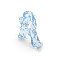 Splash Letter A PNG & PSD Images
