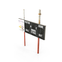 Baseball Scoreboard PNG & PSD Images