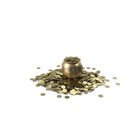 Gold Pot Of Coins PNG & PSD Images