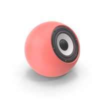 Pink Music Spherical Column PNG & PSD Images