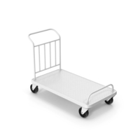 White Roller Handcart PNG & PSD Images