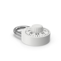 Combination Round Padlock PNG & PSD Images