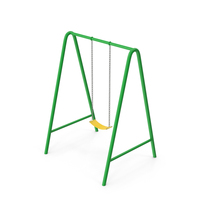 Green Playground Swing PNG & PSD Images