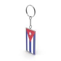 Cuba Flag Keychain PNG & PSD Images