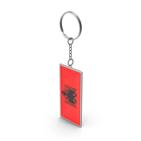 Albania Flag Keychain PNG & PSD Images