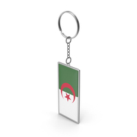 Algeria Flag Keychain PNG & PSD Images