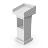 Monochrome Lectern PNG & PSD Images