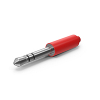 Red Aux Audio Cable PNG & PSD Images