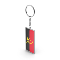 Angola Flag Keychain PNG & PSD Images