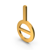 Gold Genderless Icon PNG & PSD Images