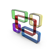 Color Plexi Acrylic Shelves PNG & PSD Images