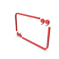 Frame With Quotes Symbol PNG & PSD Images