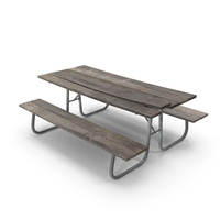 Metal Picnic Table PNG & PSD Images