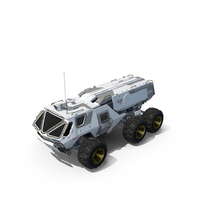 Clean Space Colonization Surface Rover PNG & PSD Images