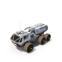 Dirty Space Colonization Surface Rover PNG & PSD Images