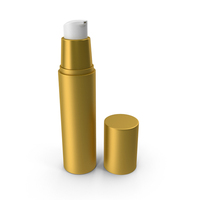 Cosmetic Container Gold PNG & PSD Images