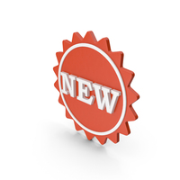 Red New Symbol PNG & PSD Images