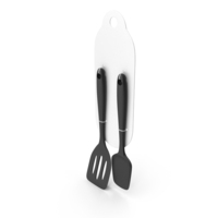 Black Spatula Pack PNG & PSD Images