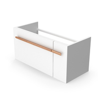 White Wall Mounted Vanity Unit PNG & PSD Images