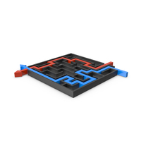 Black Maze With Arrows PNG & PSD Images