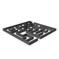 Black Maze PNG & PSD Images