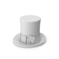 Monochrome St Patricks Hat PNG & PSD Images