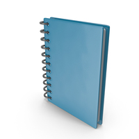 Blue Cartoon Notebook PNG & PSD Images