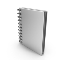 Silver Cartoon Notebook PNG & PSD Images