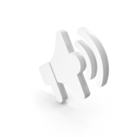 White Megaphone Icon PNG & PSD Images